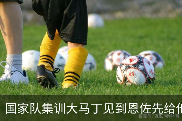 国家队集训大马丁见到恩佐先给他俩“窝窝”