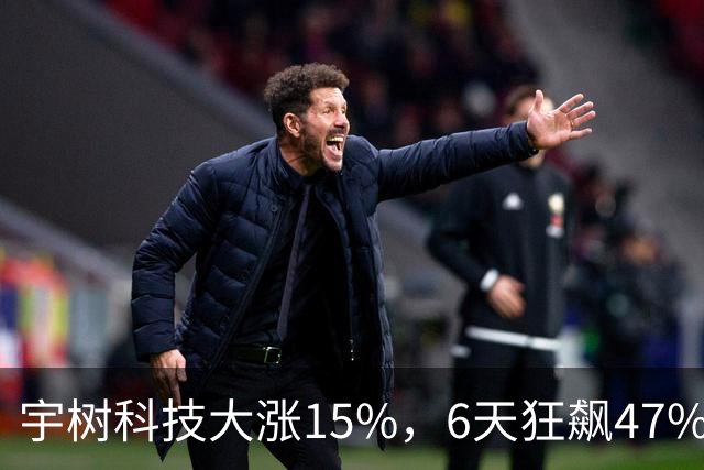 宇树科技大涨15%，6天狂飙47%