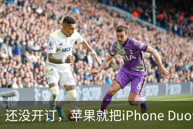 还没开订，苹果就把iPhone Duo订单加了30%